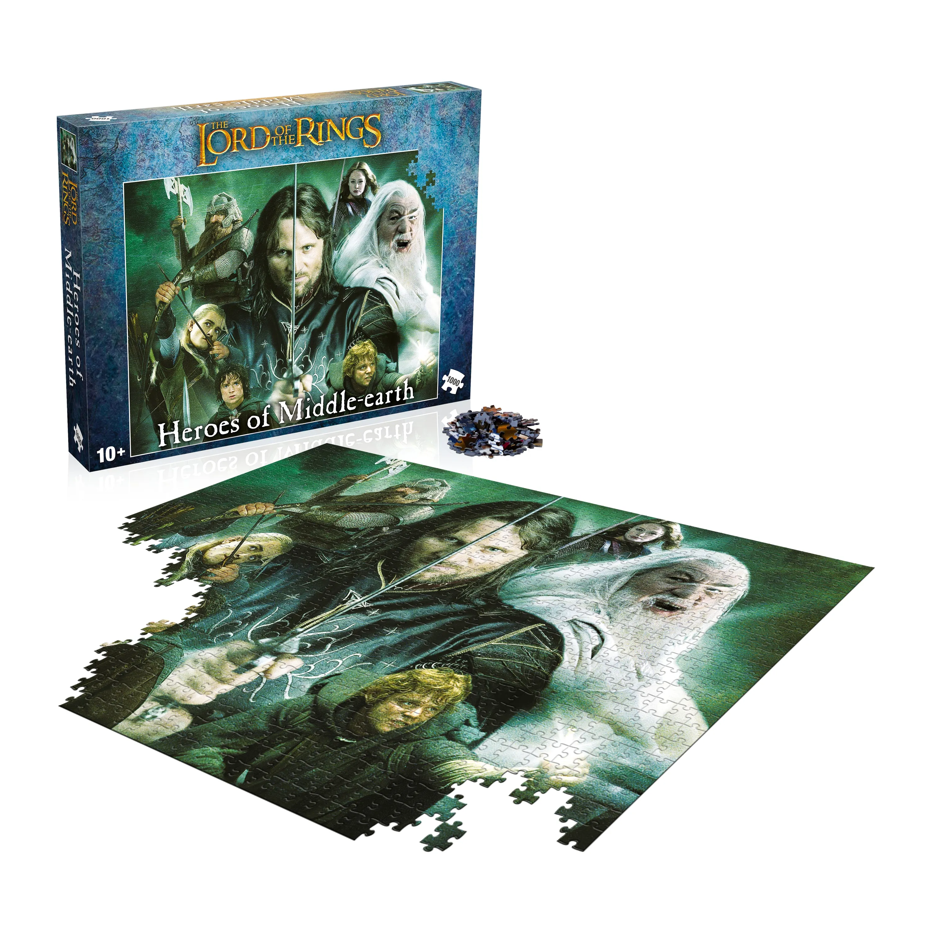1000-Piece Jigsaw Puzzle, Lord of The Rings 'Heroes of the Middle'