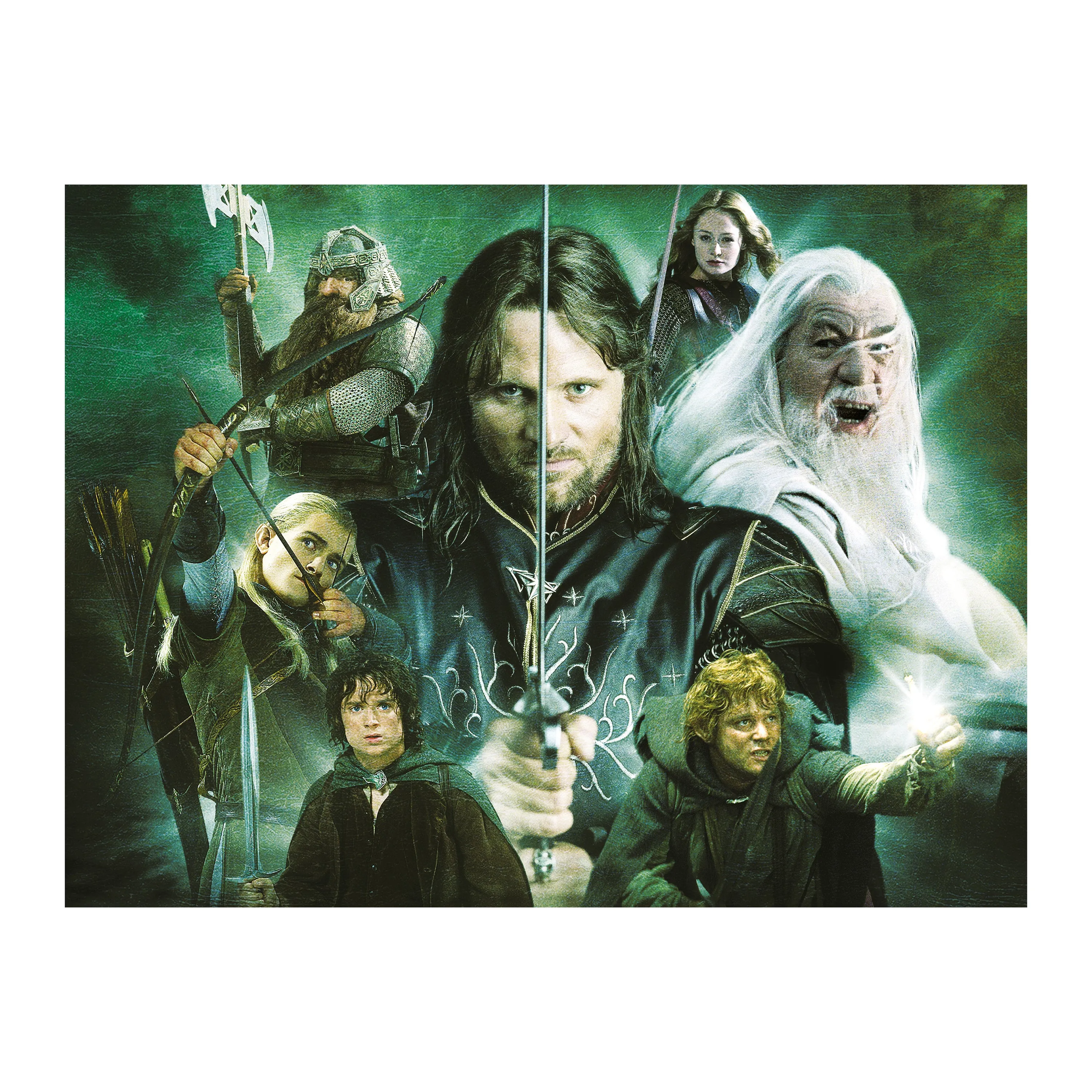 1000-Piece Jigsaw Puzzle, Lord of The Rings 'Heroes of the Middle'