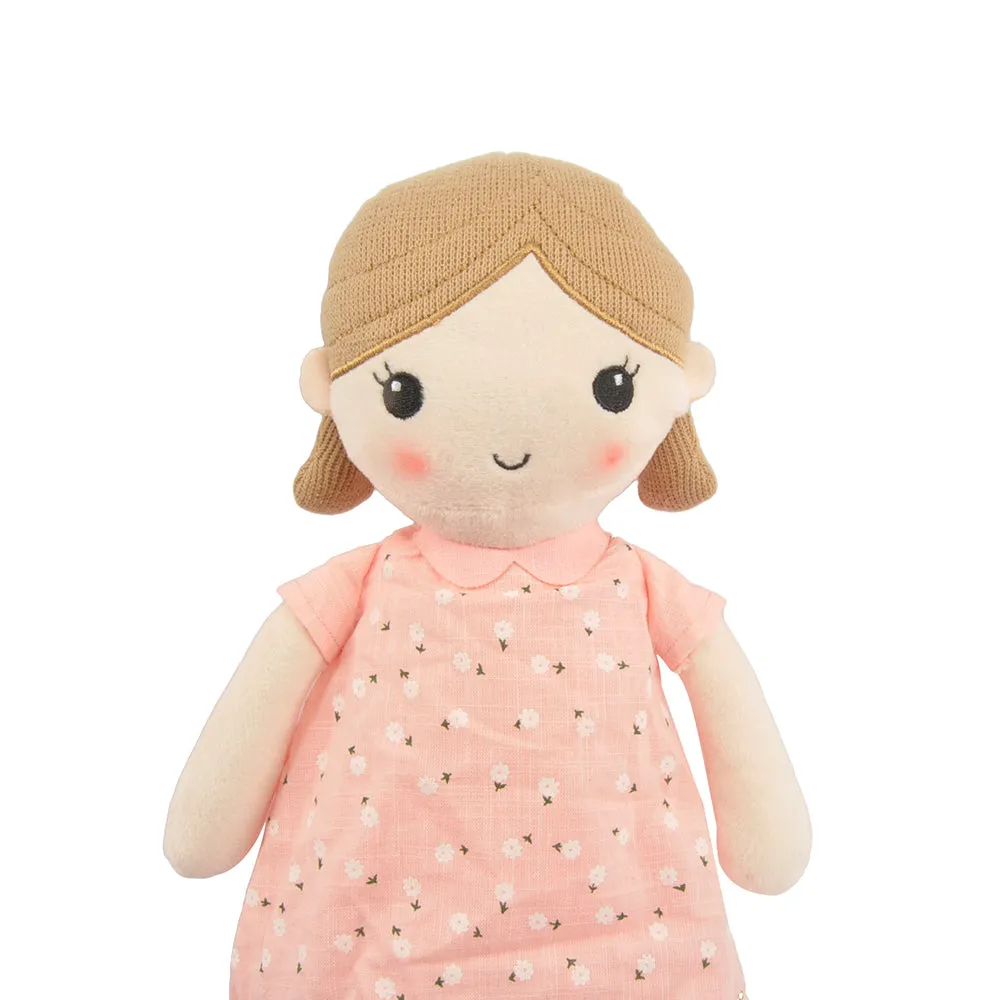 14" Pink Emily Baby Rag Doll (89835)