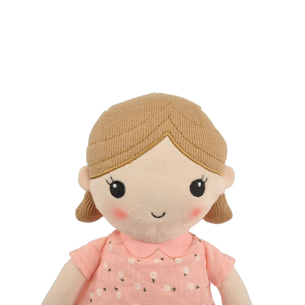 14" Pink Emily Baby Rag Doll (89835)