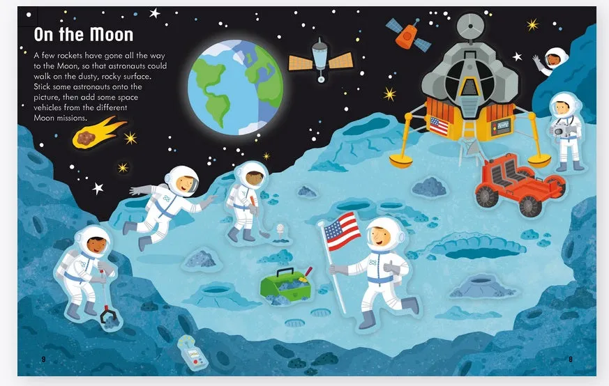 1st Sticker Book Space