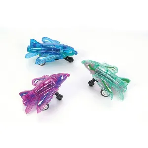 3" Press & Go Transparent Airplane (1ct)