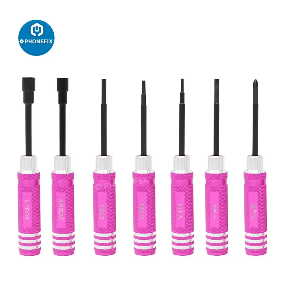 7Pcs Hex Screw Driver Screwdriver Set For RC Car Repair Tool Kit