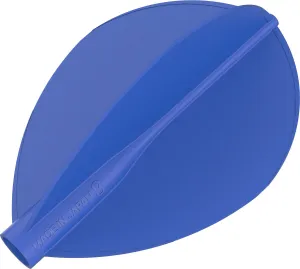 8 Blue Teardrop Dart Flights