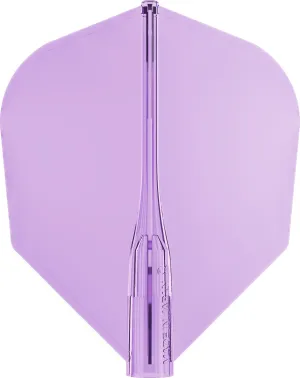 8 Clear Candy Grape No6 Shape Dart Flights