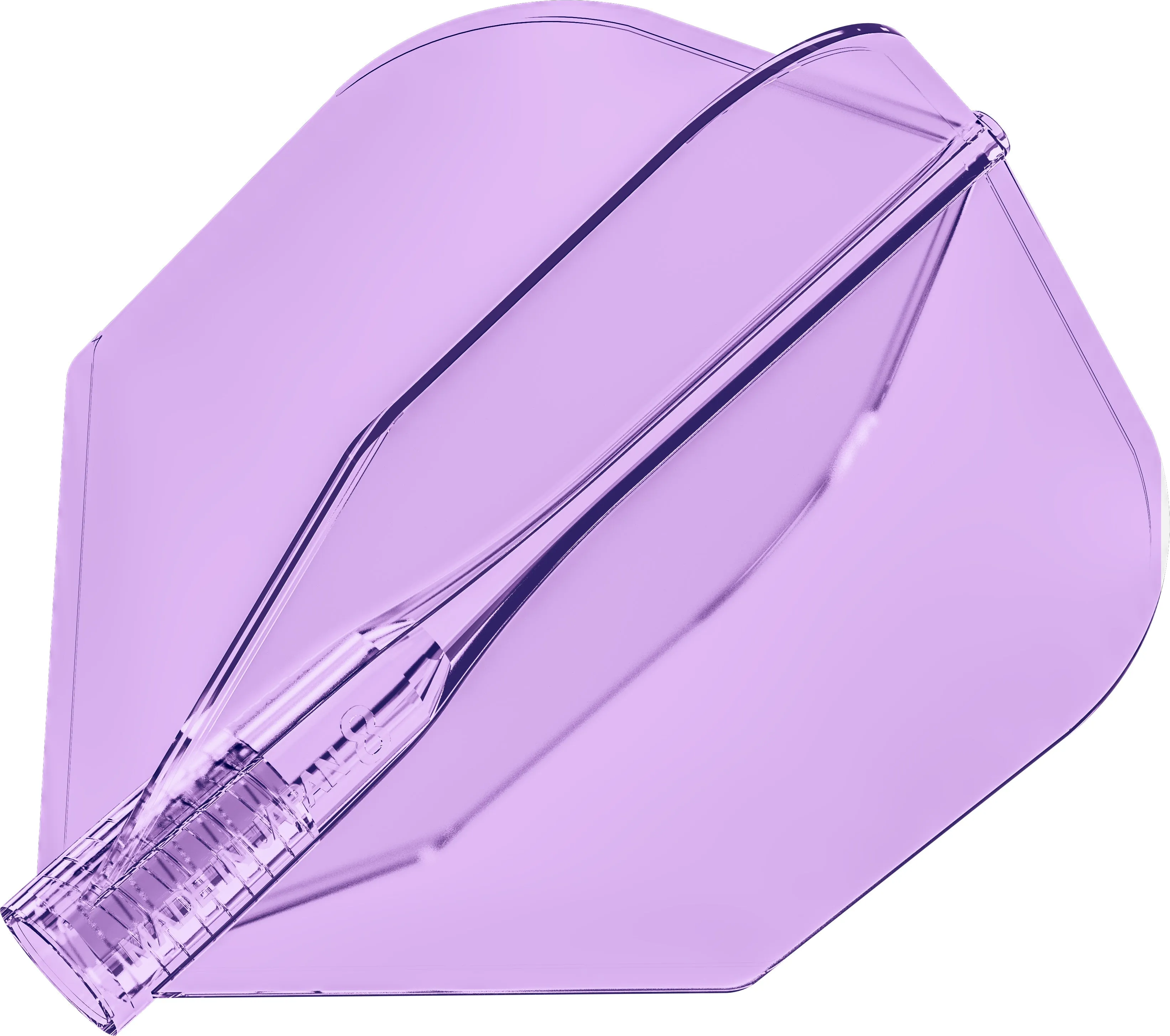 8 Clear Candy Grape No6 Shape Dart Flights