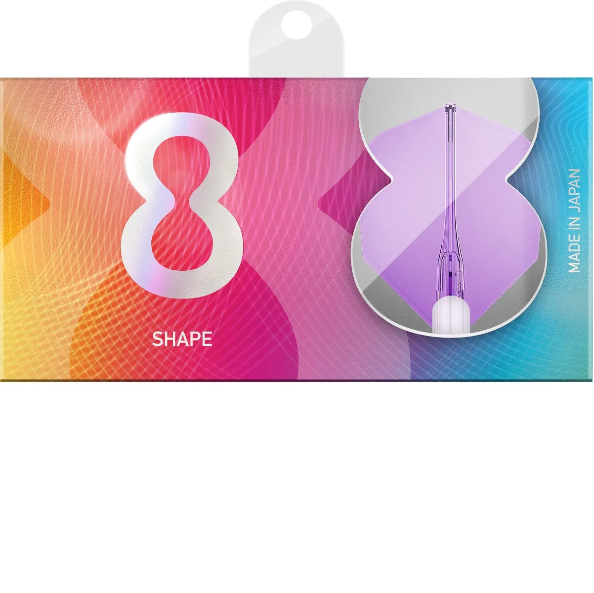 8 Clear Candy Grape No6 Shape Dart Flights