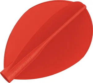 8 Red Teardrop Dart Flights