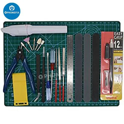 9 In 1 Mobile Phone Repair Toolkit Toy Figure Model Fixing Craft Set