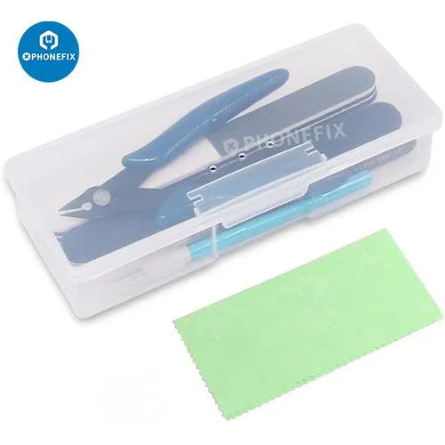 9 In 1 Mobile Phone Repair Toolkit Toy Figure Model Fixing Craft Set