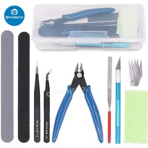 9 In 1 Mobile Phone Repair Toolkit Toy Figure Model Fixing Craft Set