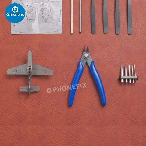 9 In 1 Mobile Phone Repair Toolkit Toy Figure Model Fixing Craft Set