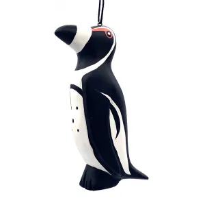 African Penguin Balsa Ornament