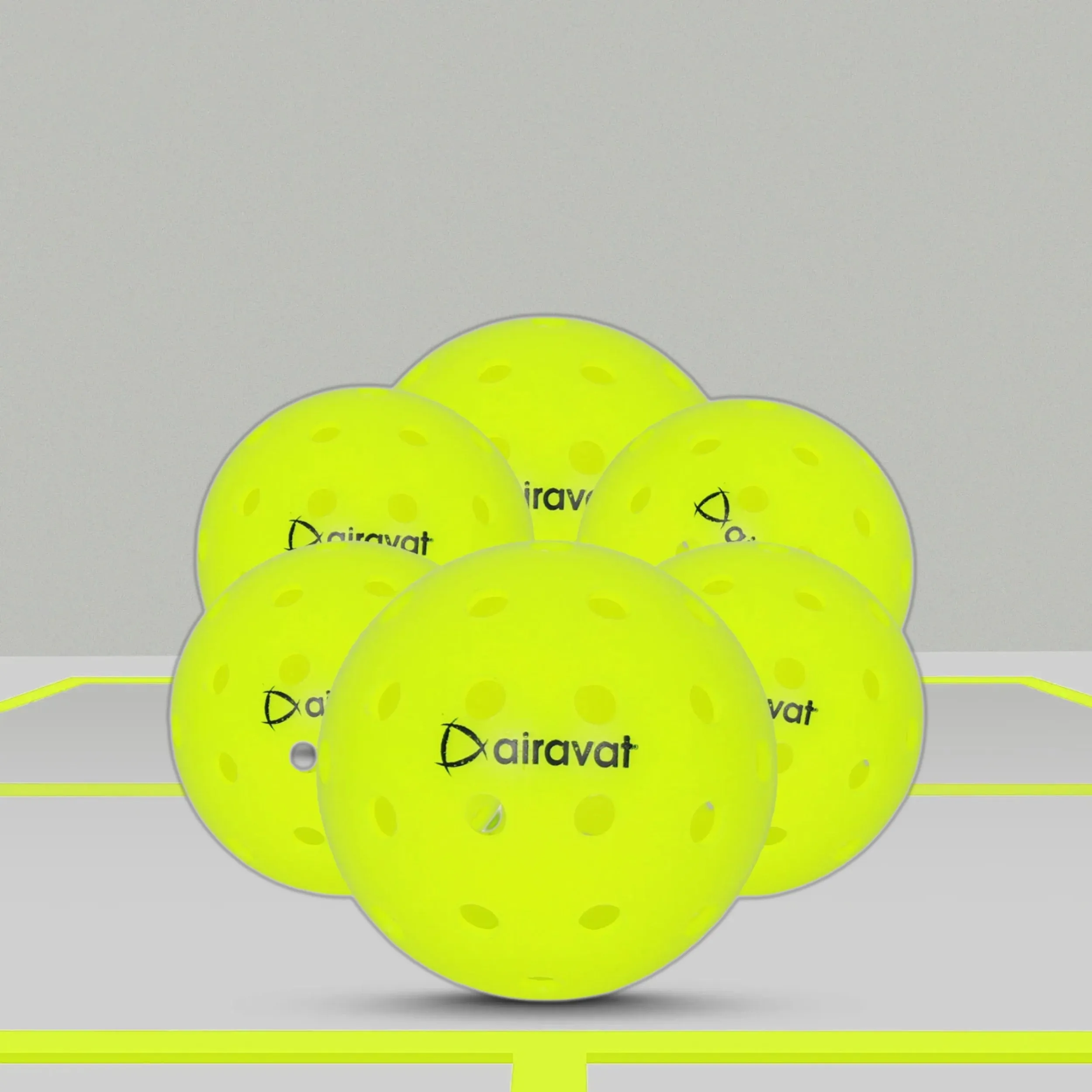 Airavat 40 HOLE PICKLEBALL ( COMPETITION ) 6 PCS SET