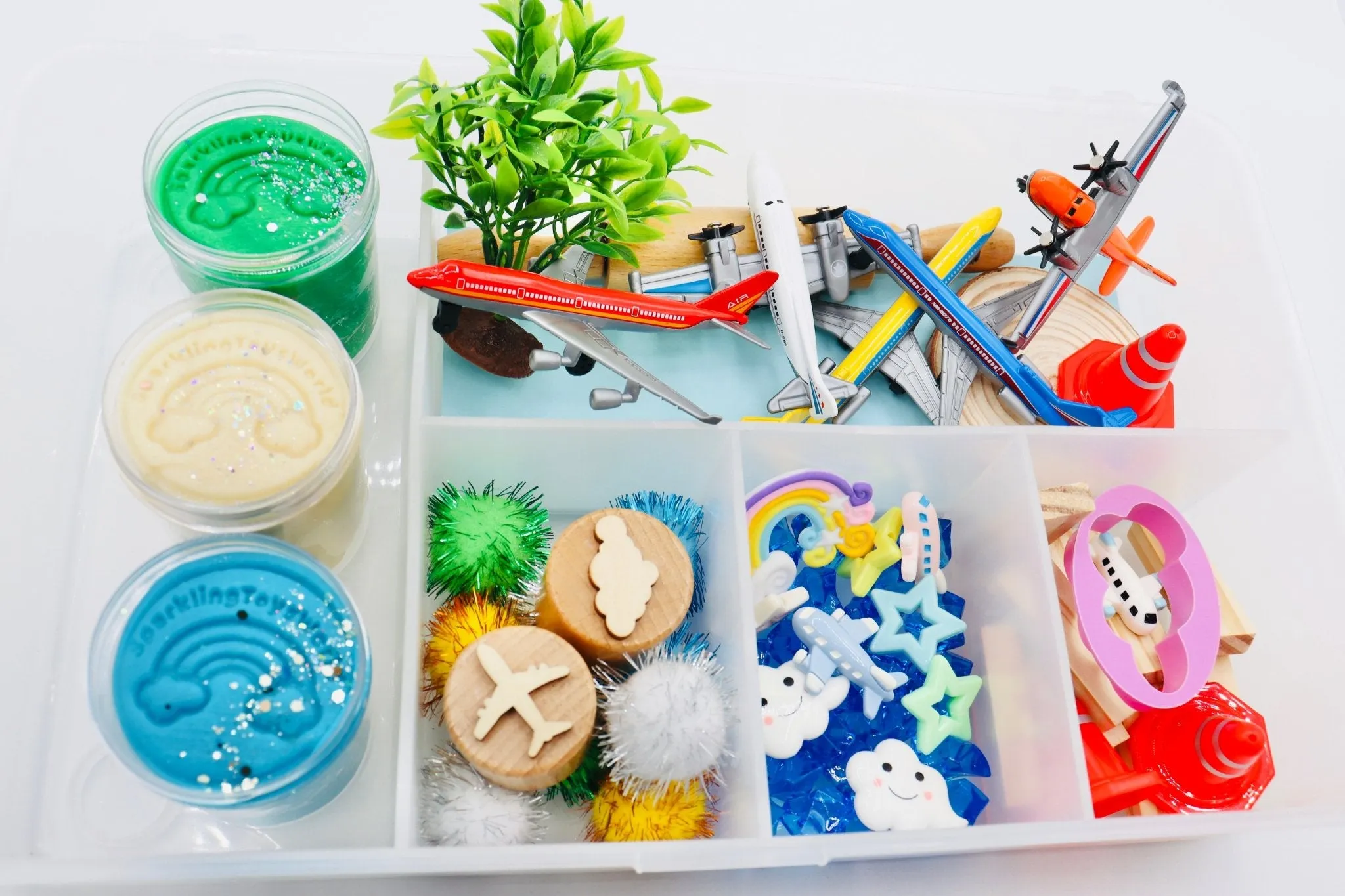 Airplane Play Dough  Kit