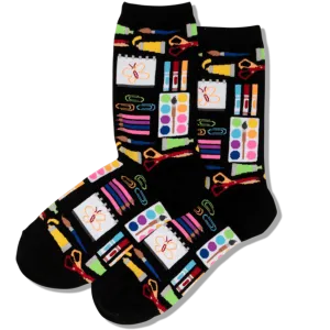 Art Supplies Women's Crew Sock
