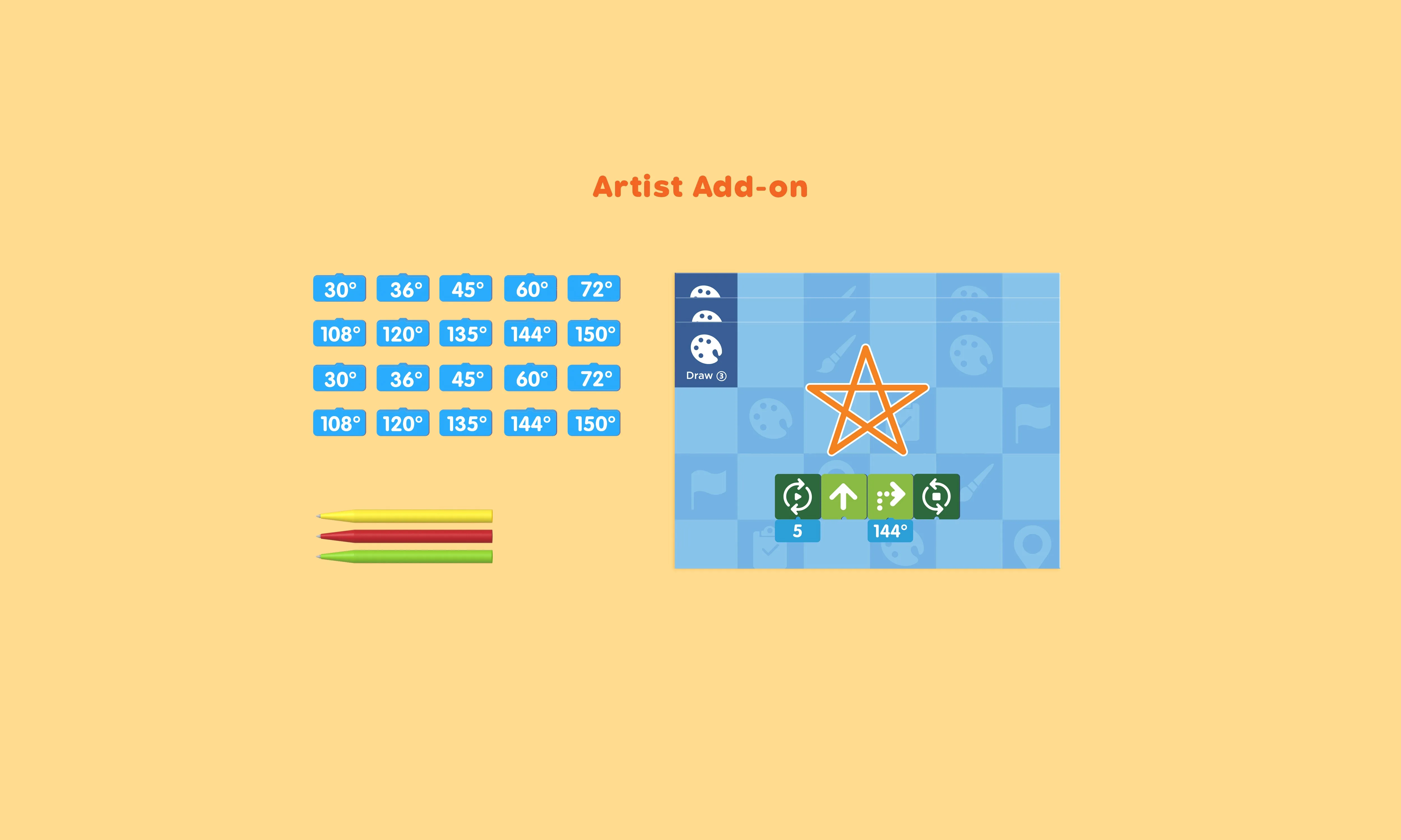 Artist Add-on for Coding set by matatalab