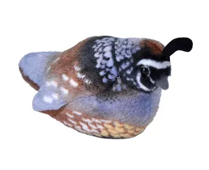 Audubon II California Quail Stuffed Animal with Sound - 5"