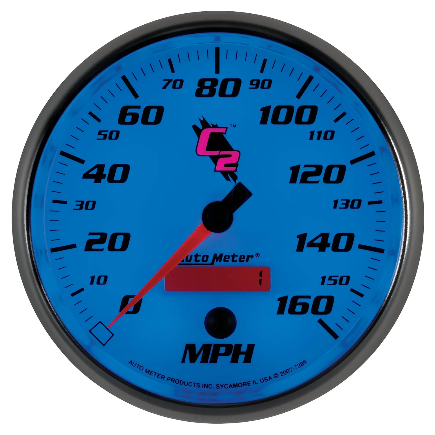 AutoMeter 7289 GAUGE; SPEEDOMETER; 5in.; 160MPH; ELEC. PROGRAMMABLE; C2