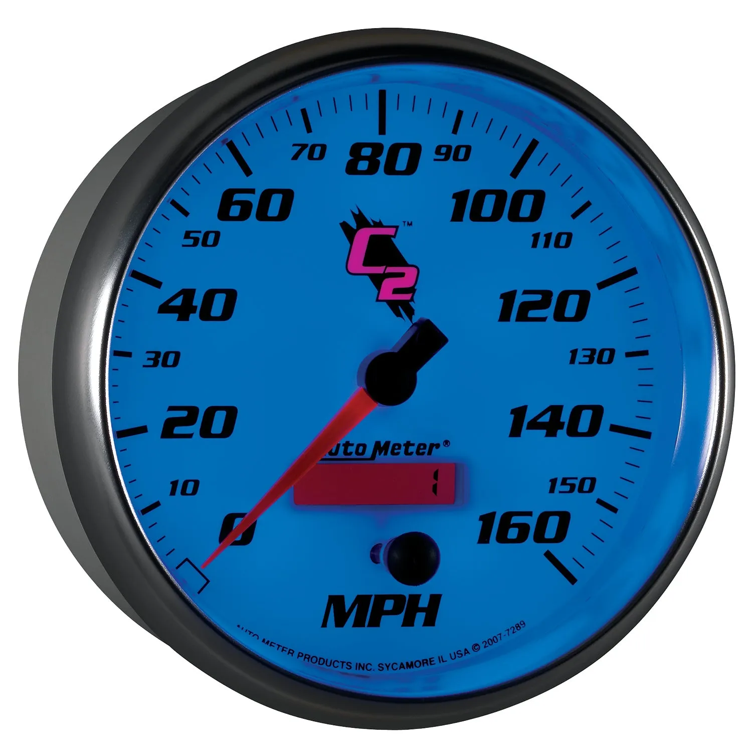 AutoMeter 7289 GAUGE; SPEEDOMETER; 5in.; 160MPH; ELEC. PROGRAMMABLE; C2