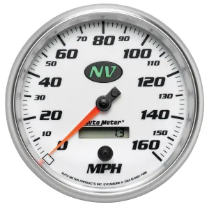 AutoMeter 7489 GAUGE; SPEEDOMETER; 5in.; 160MPH; ELEC. PROGRAMMABLE; NV