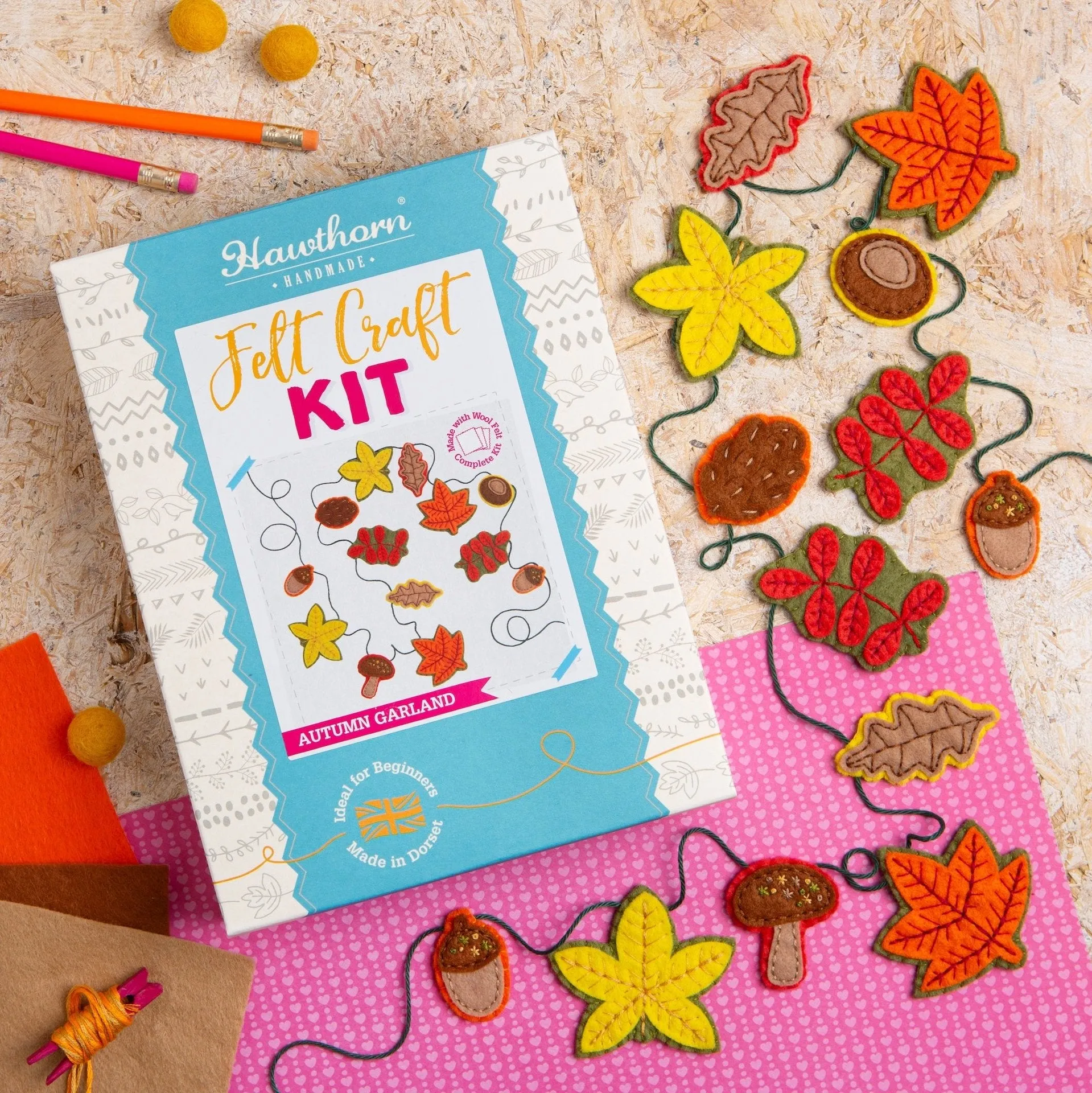Autumn Garland Felt Craft Kit