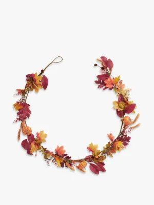 Autumn leaves garland
