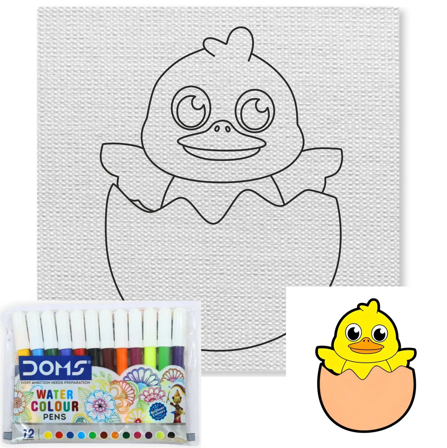 Baby Duck Canvas Kit