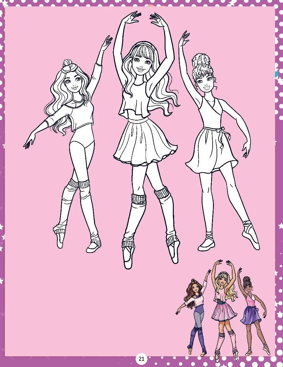 Barbie Copy Colouring Book 3 - A Drawing & Activity Book for Kids Ages 2  (English)