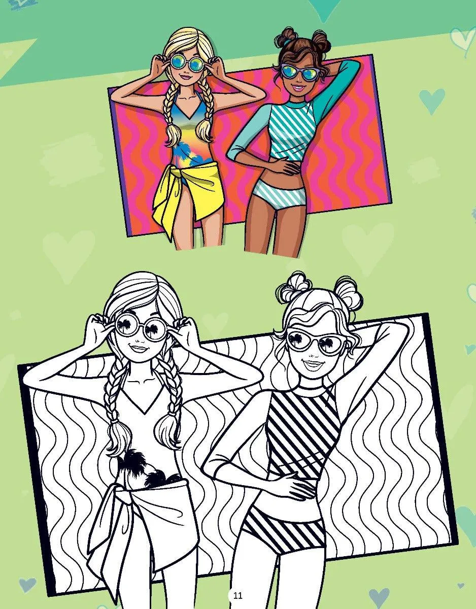 Barbie Copy Colouring Book 3 - A Drawing & Activity Book for Kids Ages 2  (English)