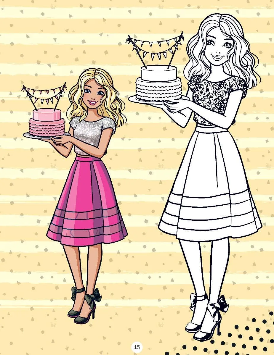 Barbie Copy Colouring Book 3 - A Drawing & Activity Book for Kids Ages 2  (English)
