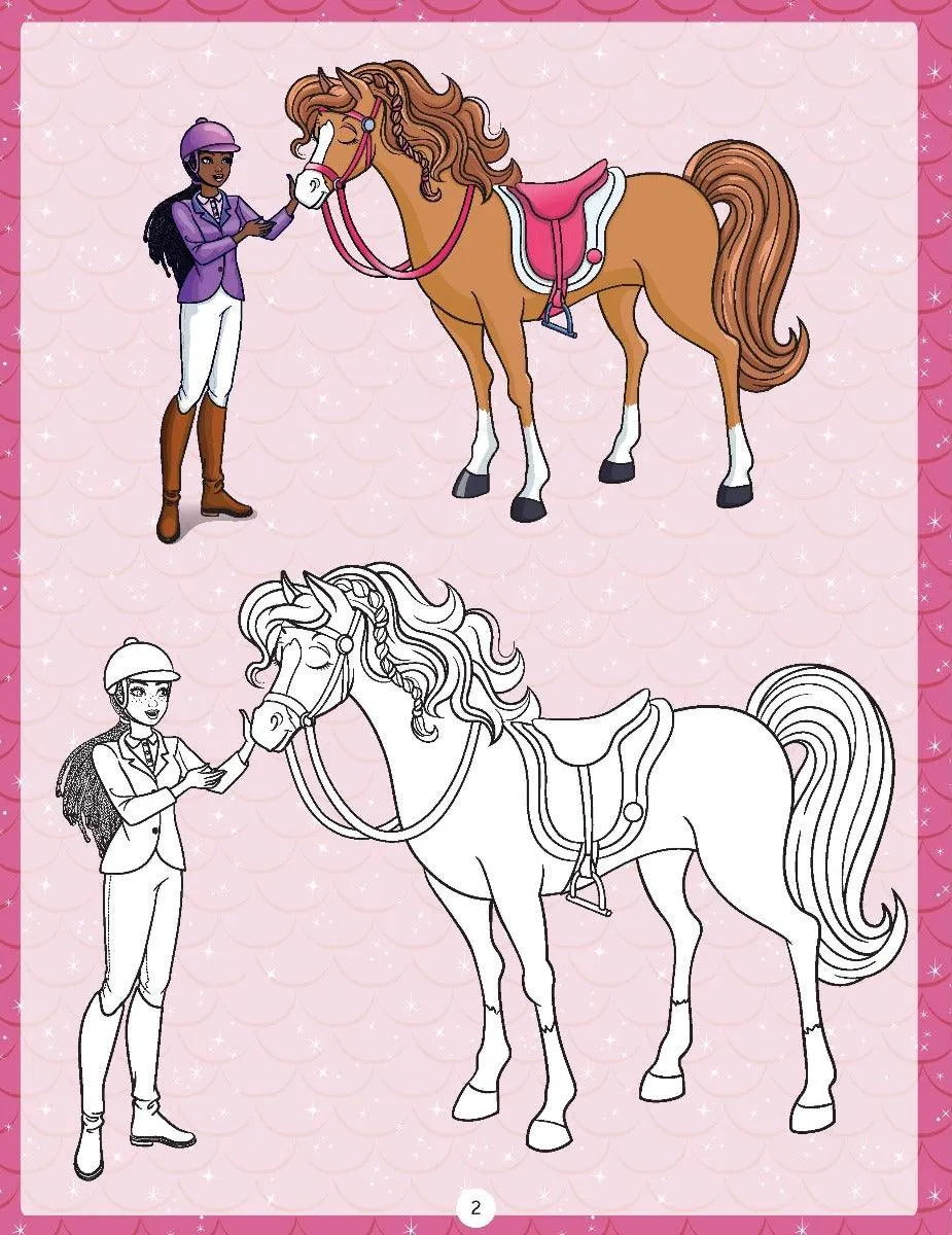 Barbie Copy Colouring Book 3 - A Drawing & Activity Book for Kids Ages 2  (English)