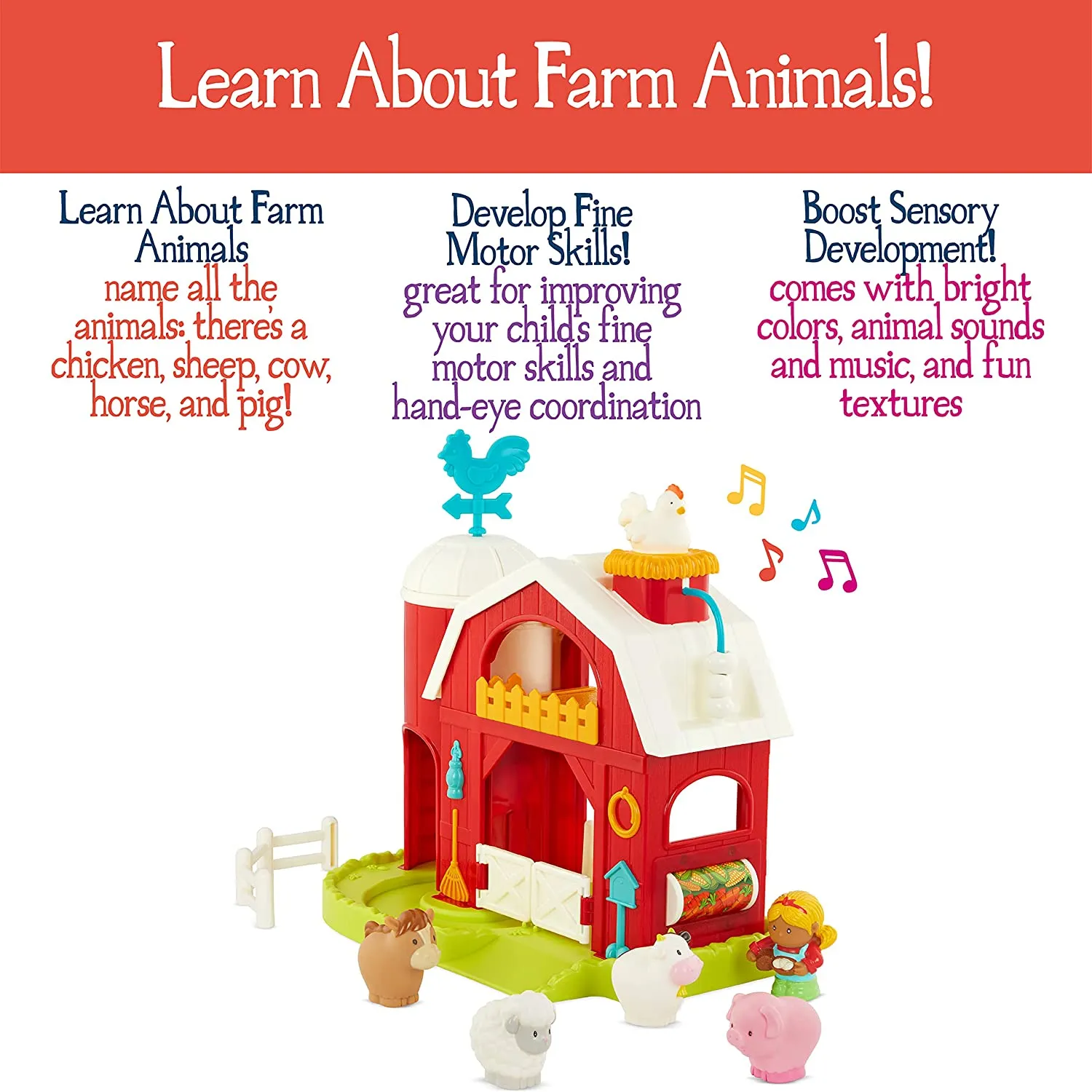 Battat - Musical Barn Playset