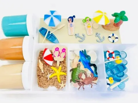 Beach Play Dough  Kit