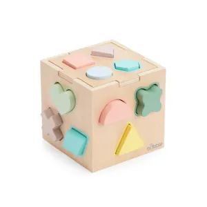 Bubble Wooden Shape Sorting Cube