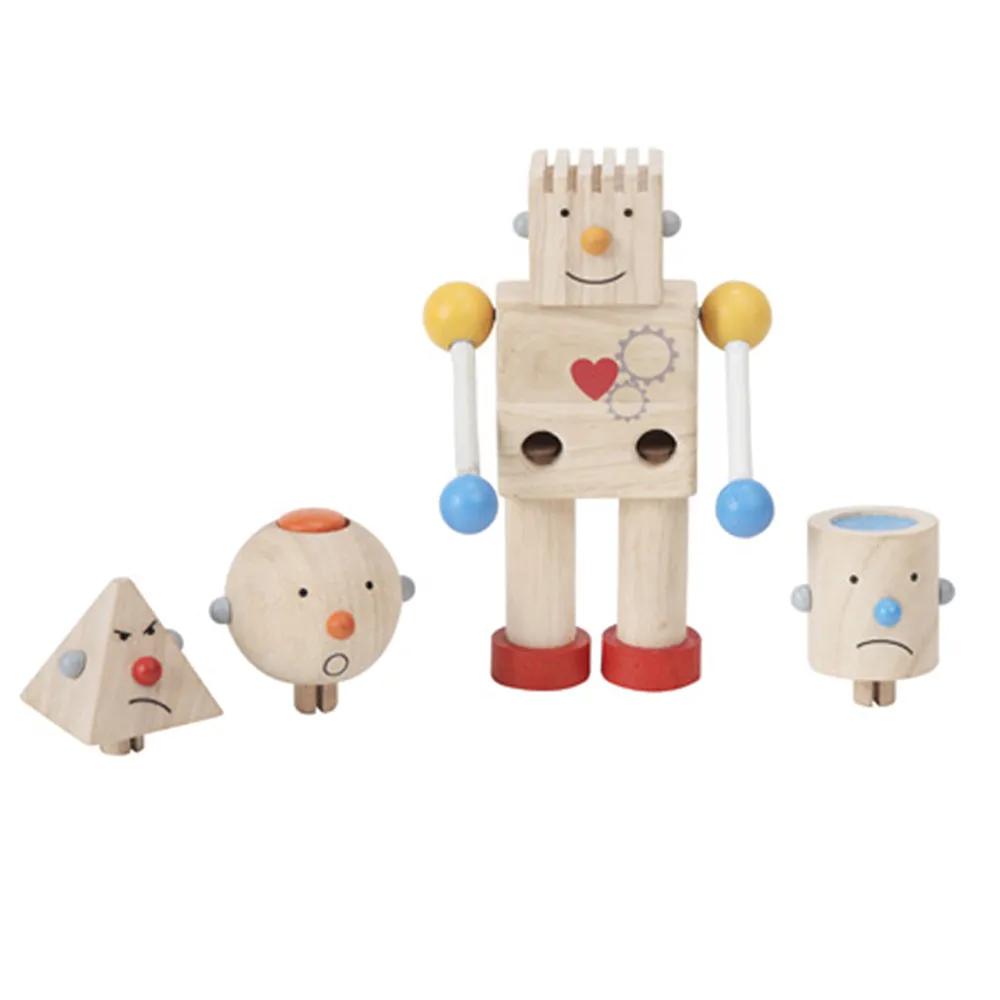Build-A-Robot Emotion Learning Toy | Sustainable Wooden Toy