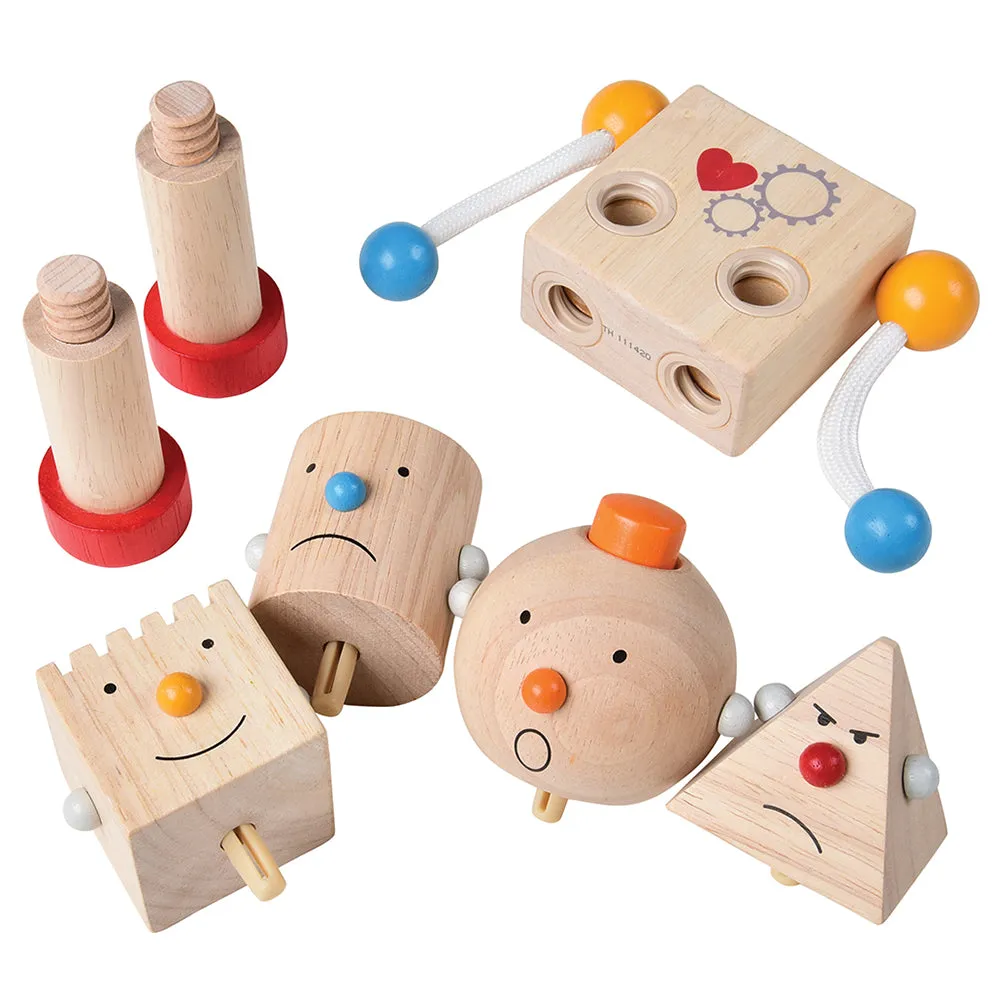 Build-A-Robot Emotion Learning Toy | Sustainable Wooden Toy