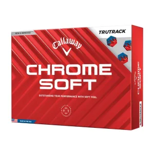Callaway Golf Chrome Soft Golf Balls TruTrack 2024 - White