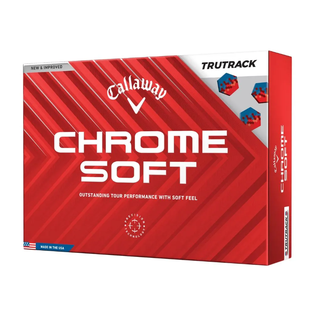 Callaway Golf Chrome Soft Golf Balls TruTrack 2024 - White