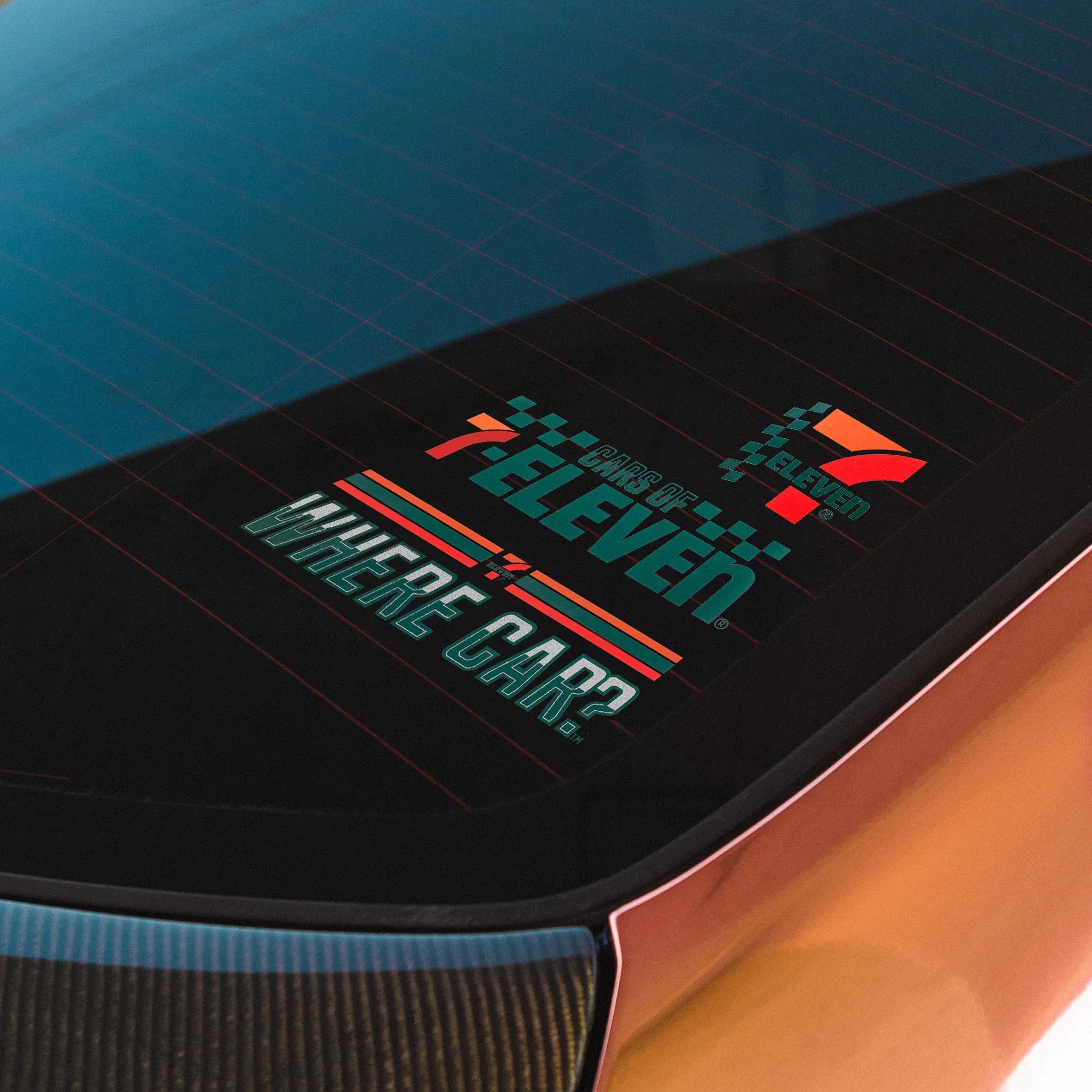 Cars of 7-Eleven® Logo Decal