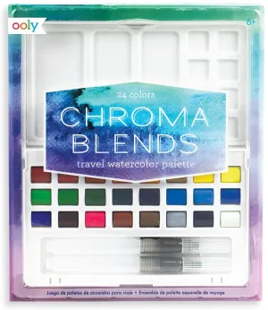 Chroma Blends Travel Watercolor Palette