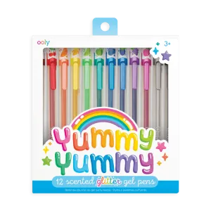 Creative Stationery | Yummy Yummy Scented Glitter Gel Pens | Ooly
