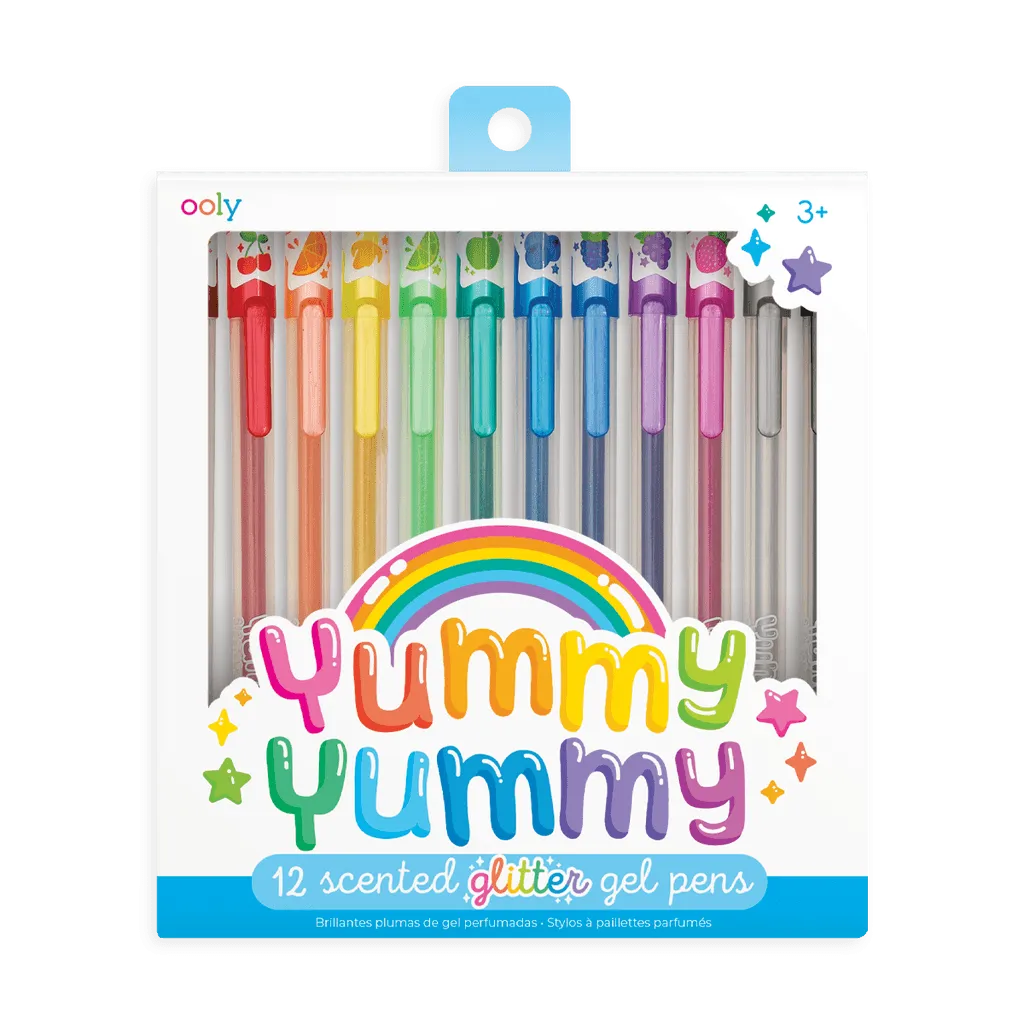 Creative Stationery | Yummy Yummy Scented Glitter Gel Pens | Ooly