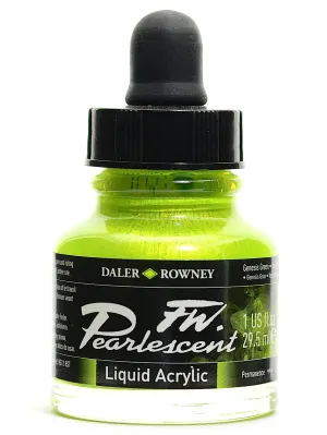Daler Rowney FW Pearlescent Ink GENESIS GREEN