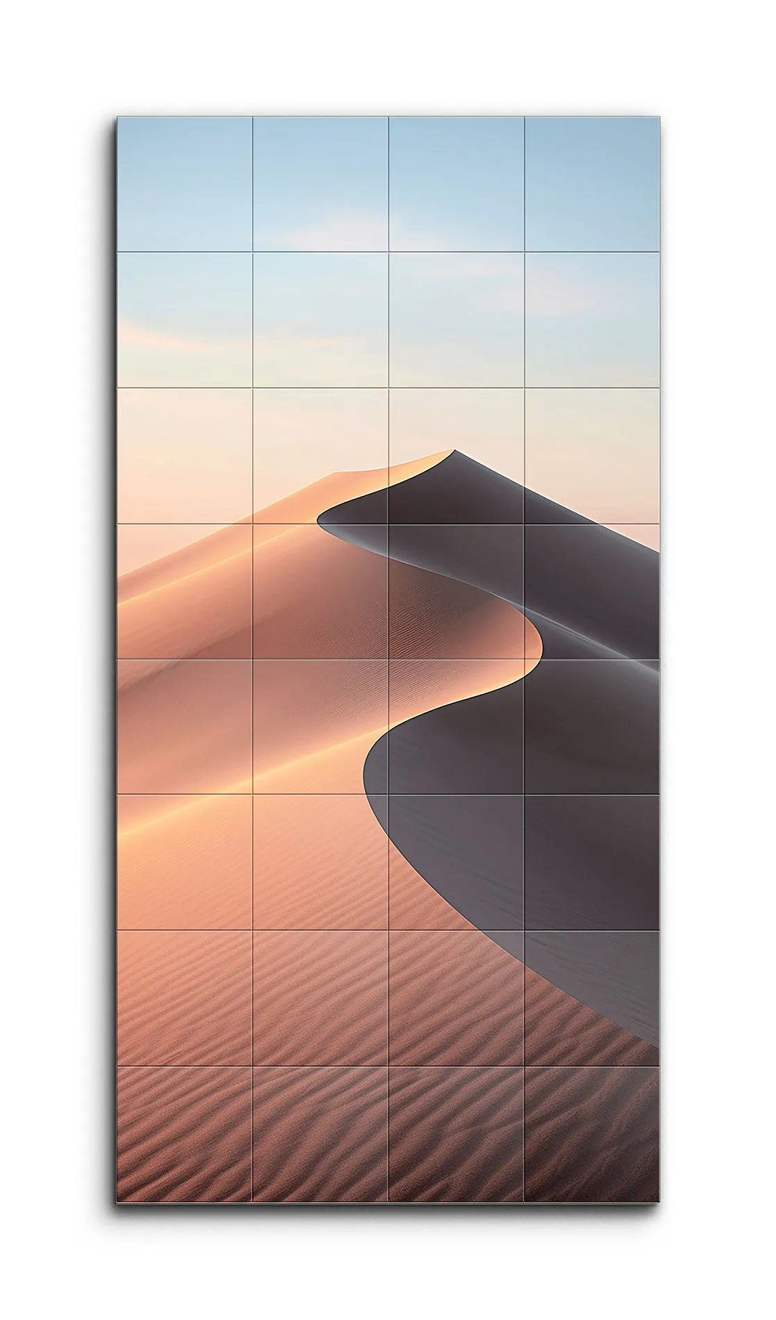 Desert Dawn: Serene Sand Dunes Art