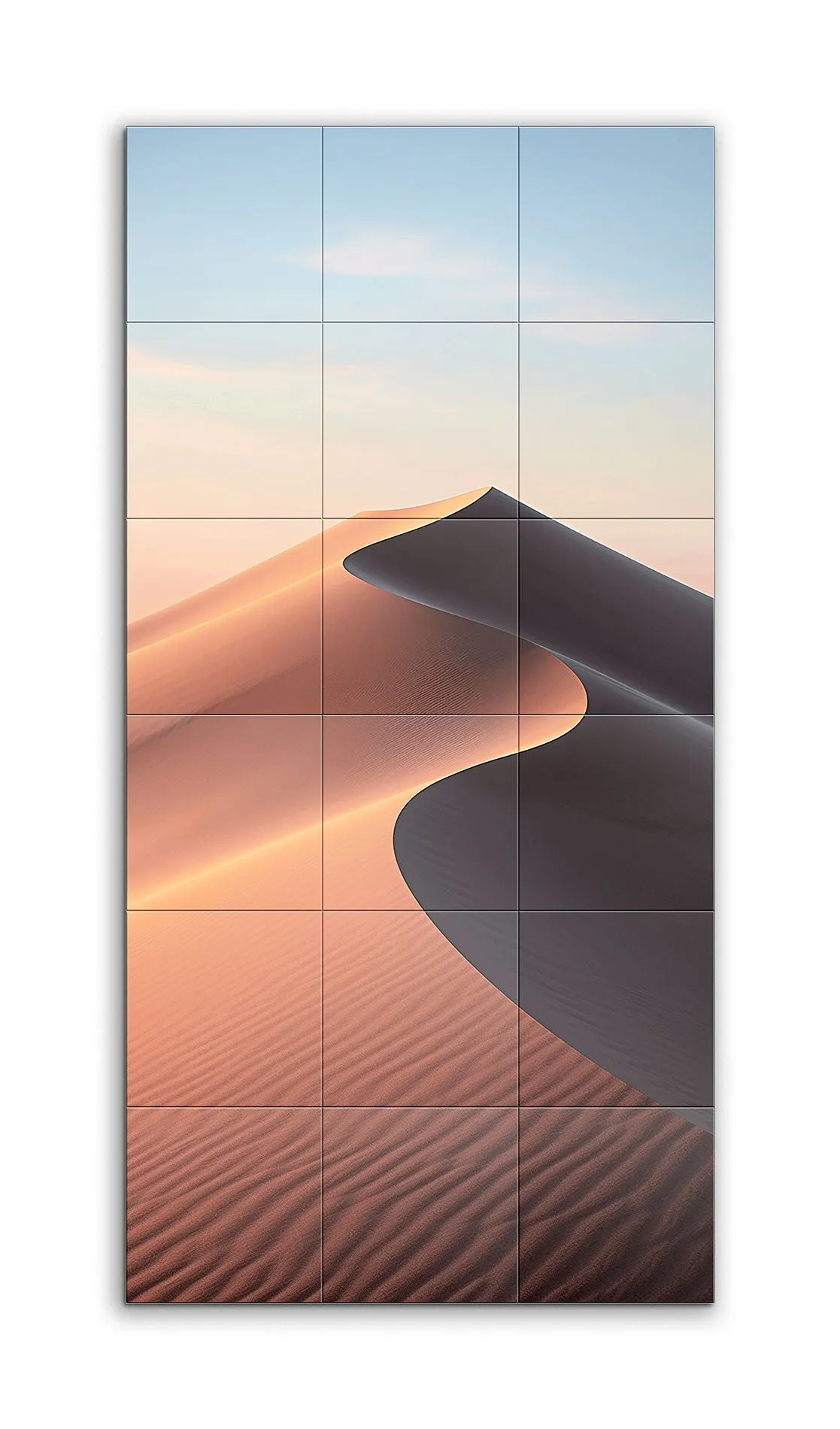 Desert Dawn: Serene Sand Dunes Art