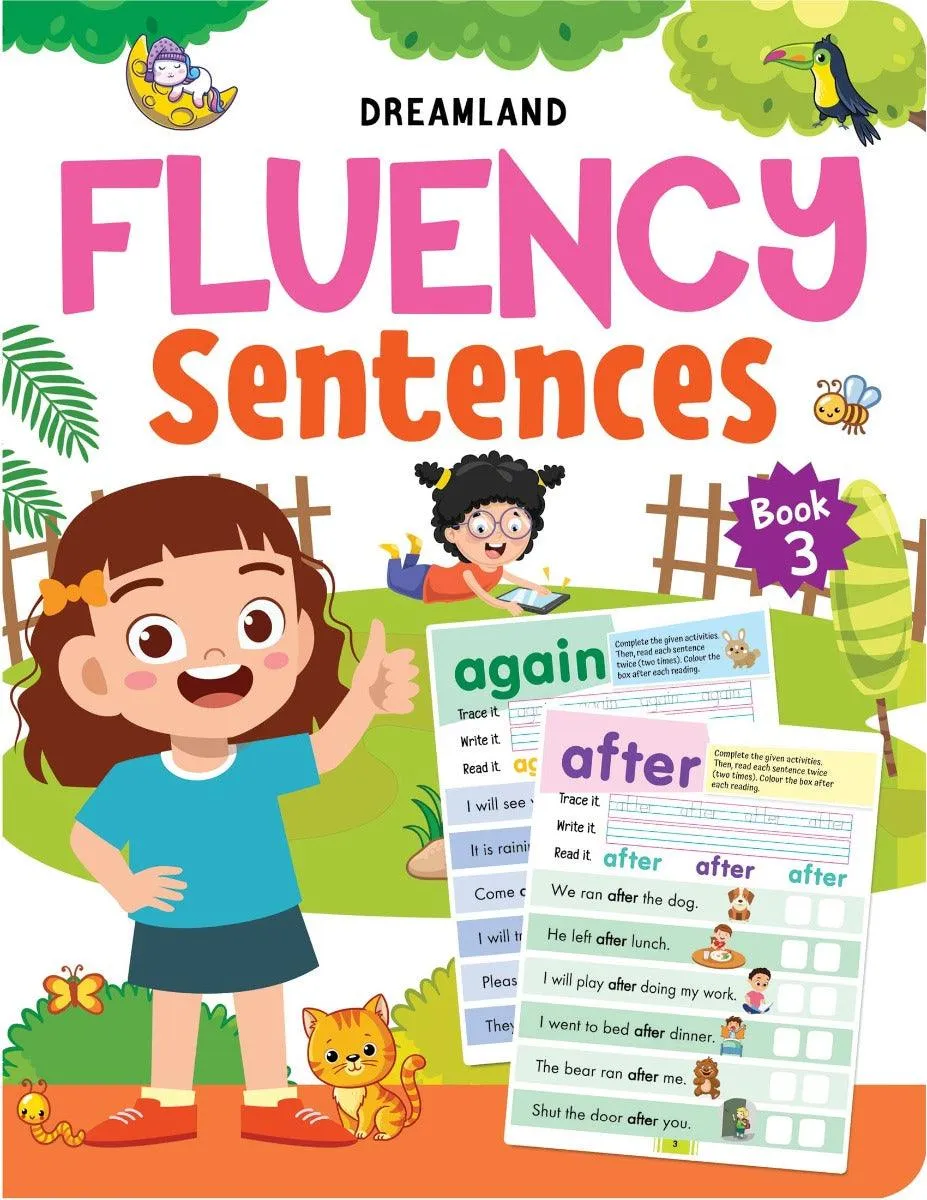 Dreamland Fluency Sentences Books Combo - An Early Learning Book For Kids - Pack of 4 Books(English)