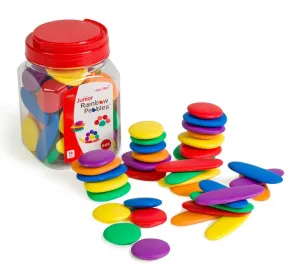 EdX Junior Rainbow Pebbles Jar of 36