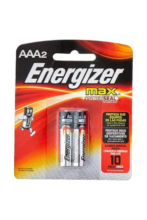Energizer Max AAA 2 Pc