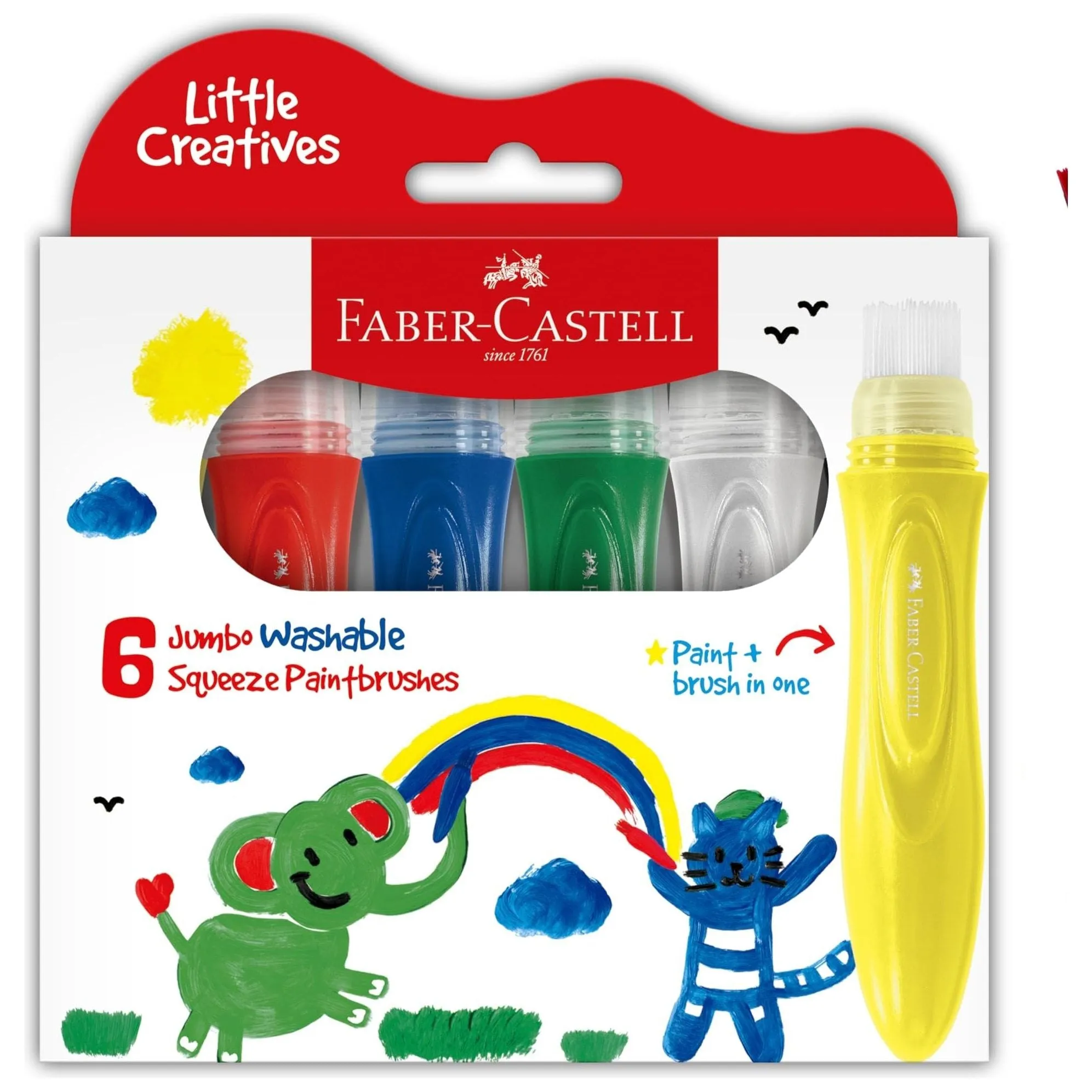 Faber Castell Little Creatives Jumbo Squeezing Paint Brush